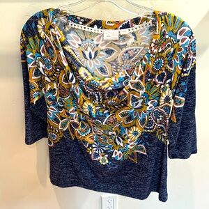 Anthropologie three‎ quarter sleeve sweater